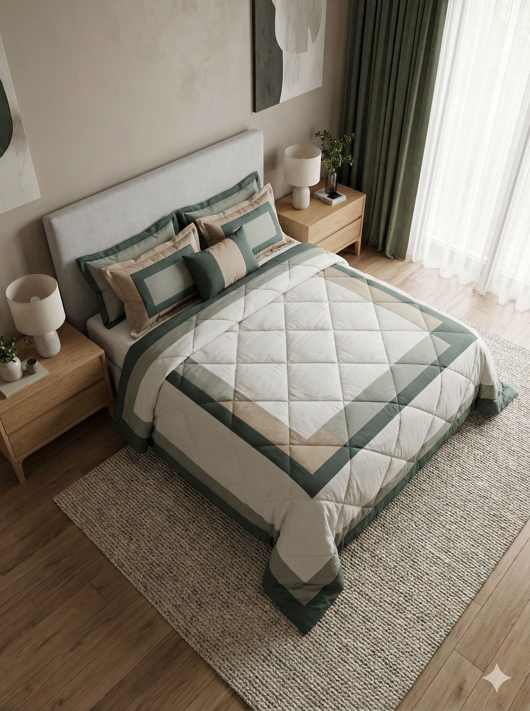 Trapunta invernale Matrimoniale Metropolis - Borbonese