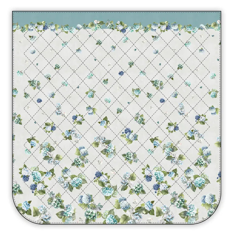 Trapuntino matrimoniale Hydrangea - Tessitura Randi