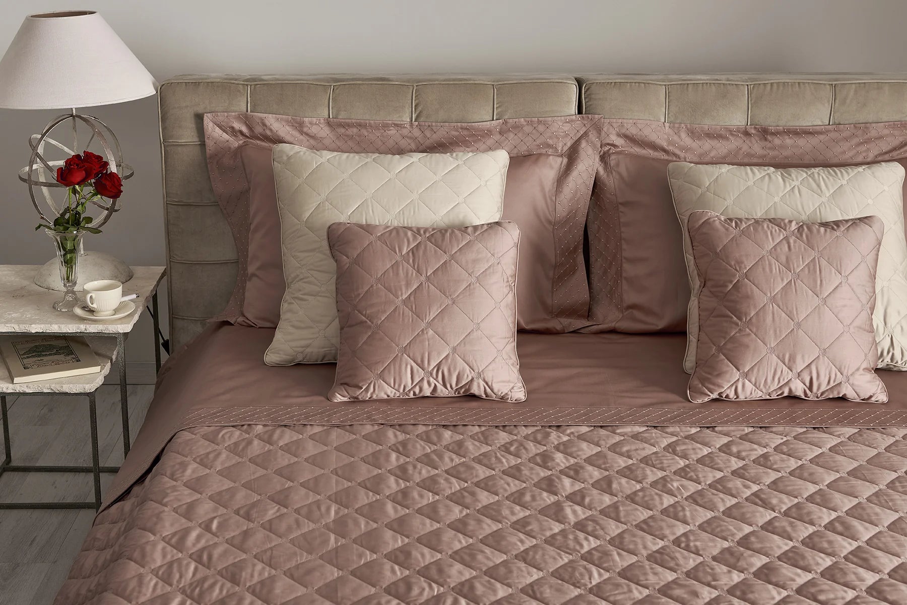 Trapuntino quilt matrimoniale Fontainebleau - Mastro Raphael