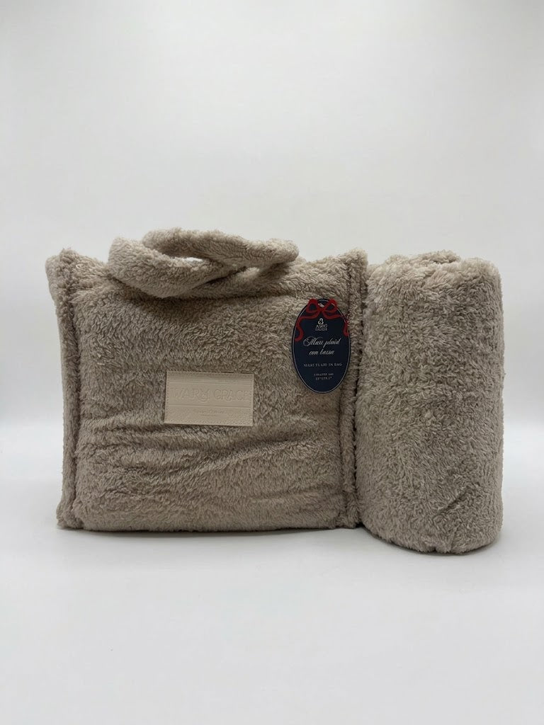 Coperta plaid 150x200cm con borsetta - Amo La Casa