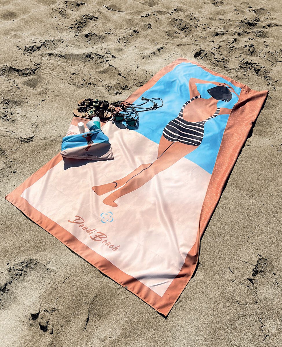 Telo mare in microfibra con pochette - Svad Dondi