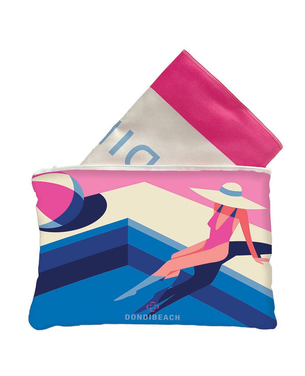 Telo mare in microfibra con pochette - Svad Dondi