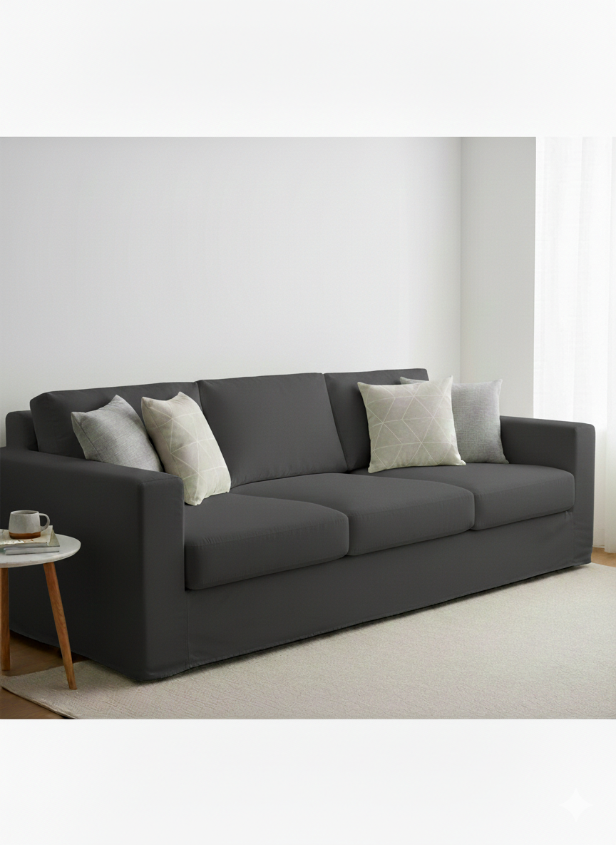 Copridivano elasticizzato Grigio - Kuveè Home