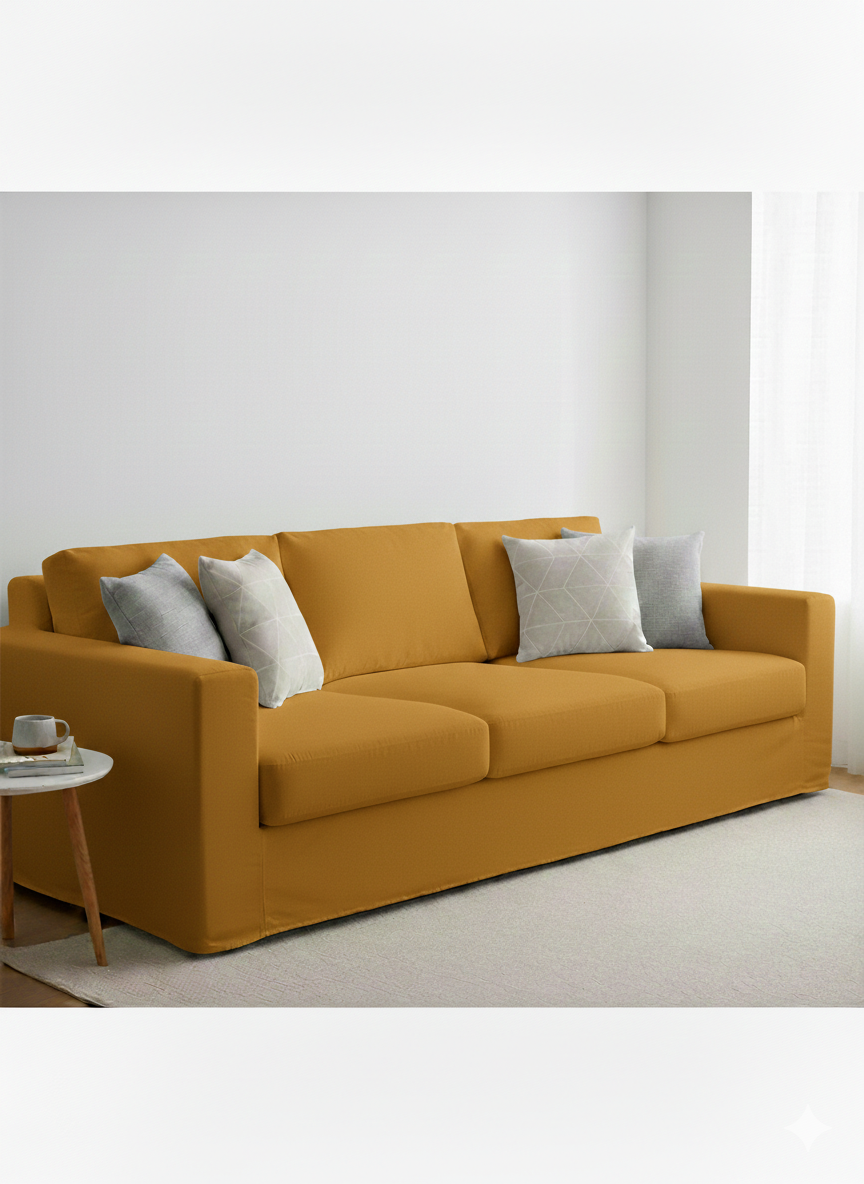 Copridivano elasticizzato Oro - Kuveè Home