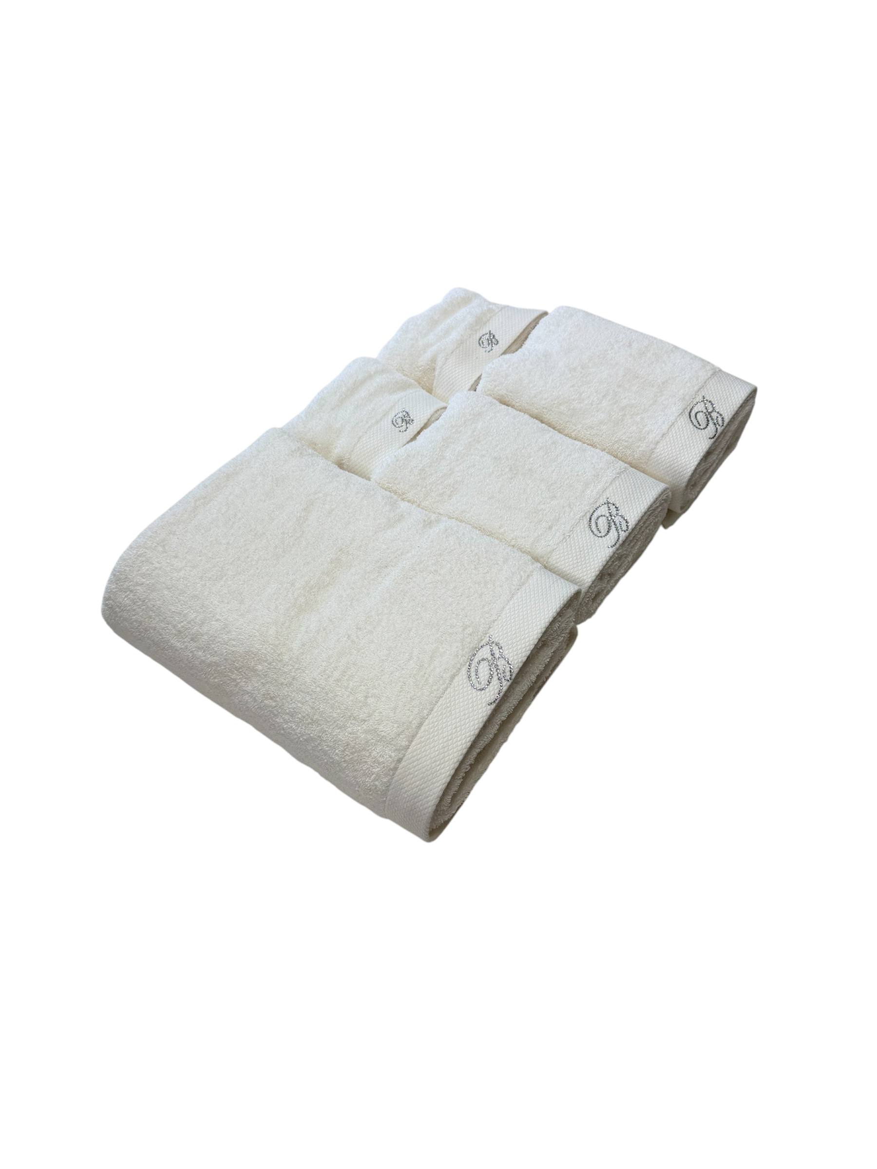 Set bagno 5 pezzi spugna Benessere - Blumarine