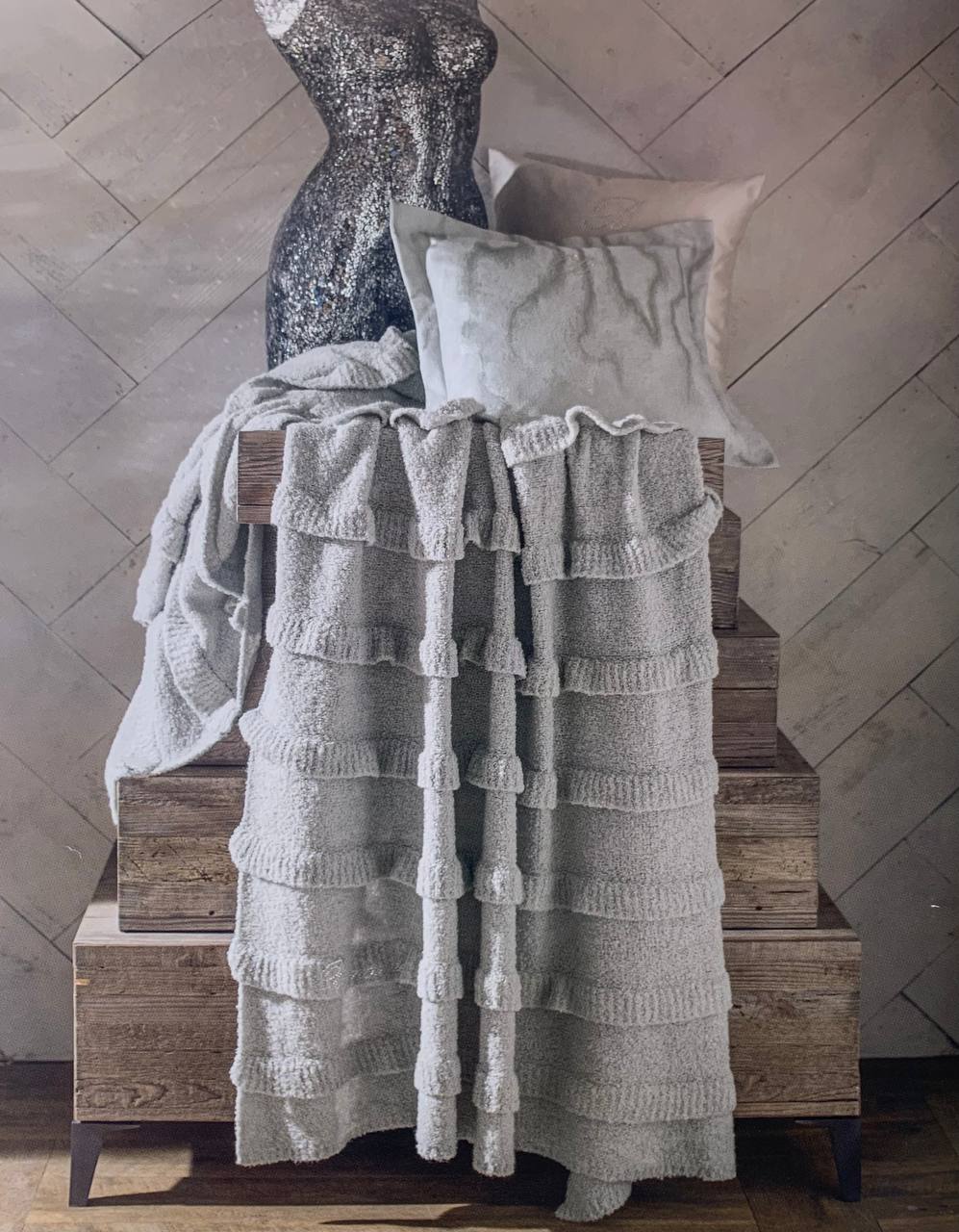 Plaid Moda boucle' Silver