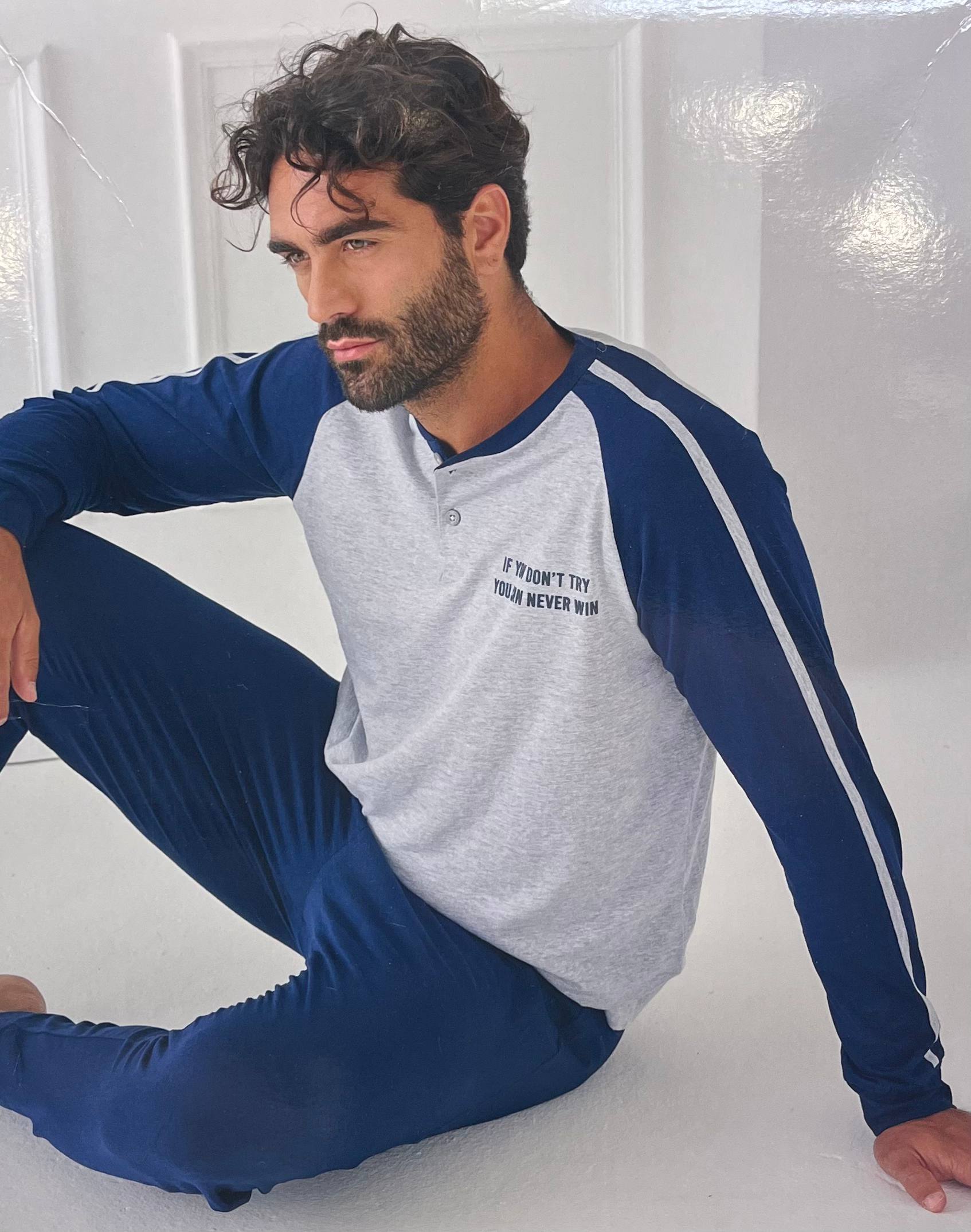 Pigiama uomo cotone OU611 - ORONERO