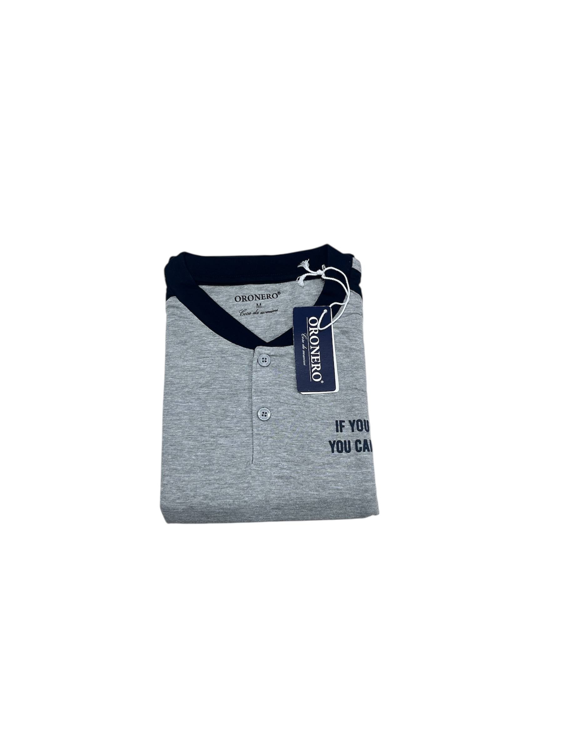 Pigiama uomo cotone OU611 - ORONERO