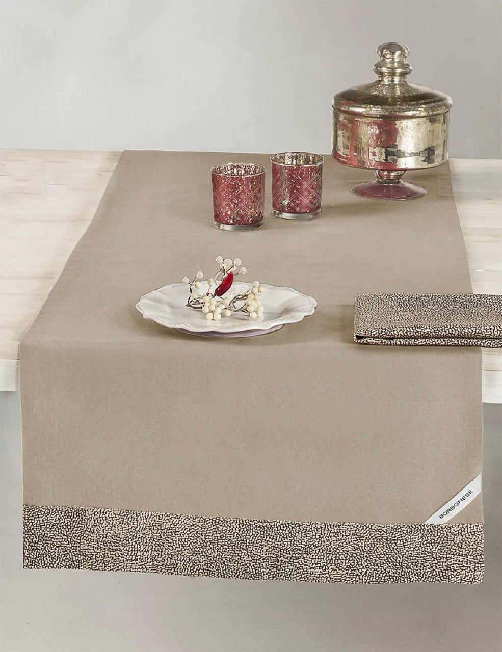 Runner Jolie con 2 tovaglioli - Borbonese