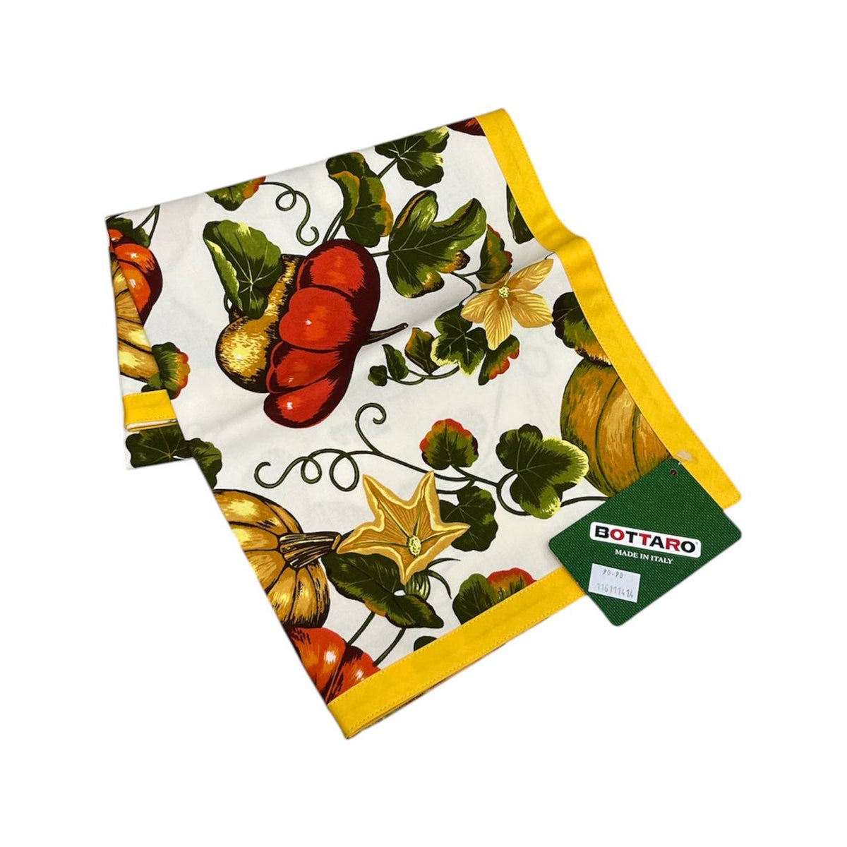 Tovaglietta 90x90cm zucca Kurbis - Bottaro