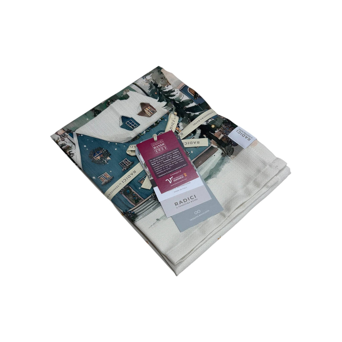 Runner antimacchia Natale Bruges - Tessitura Randi