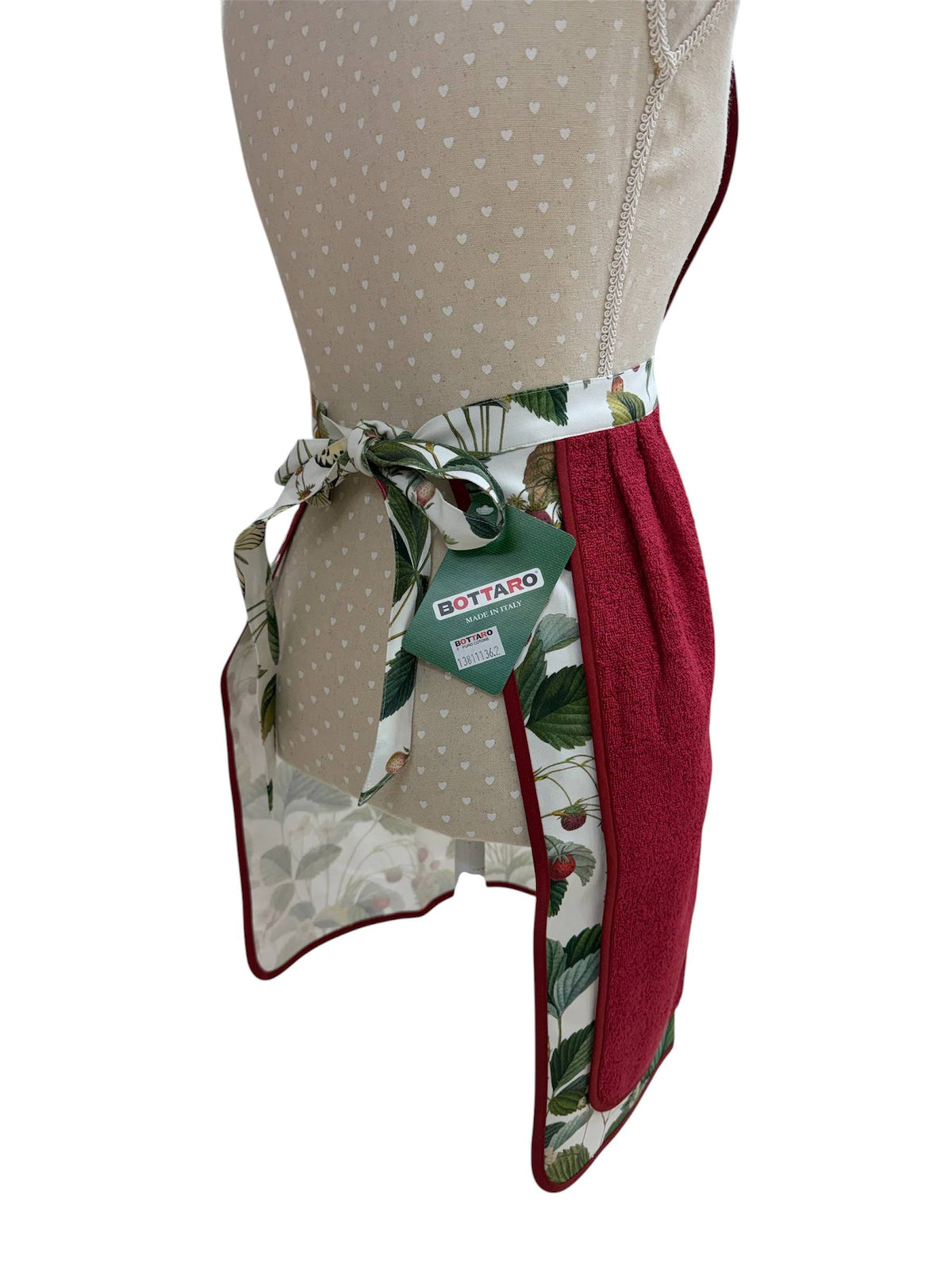 Grembiule con asciughino Natale Fragoline - Bottaro