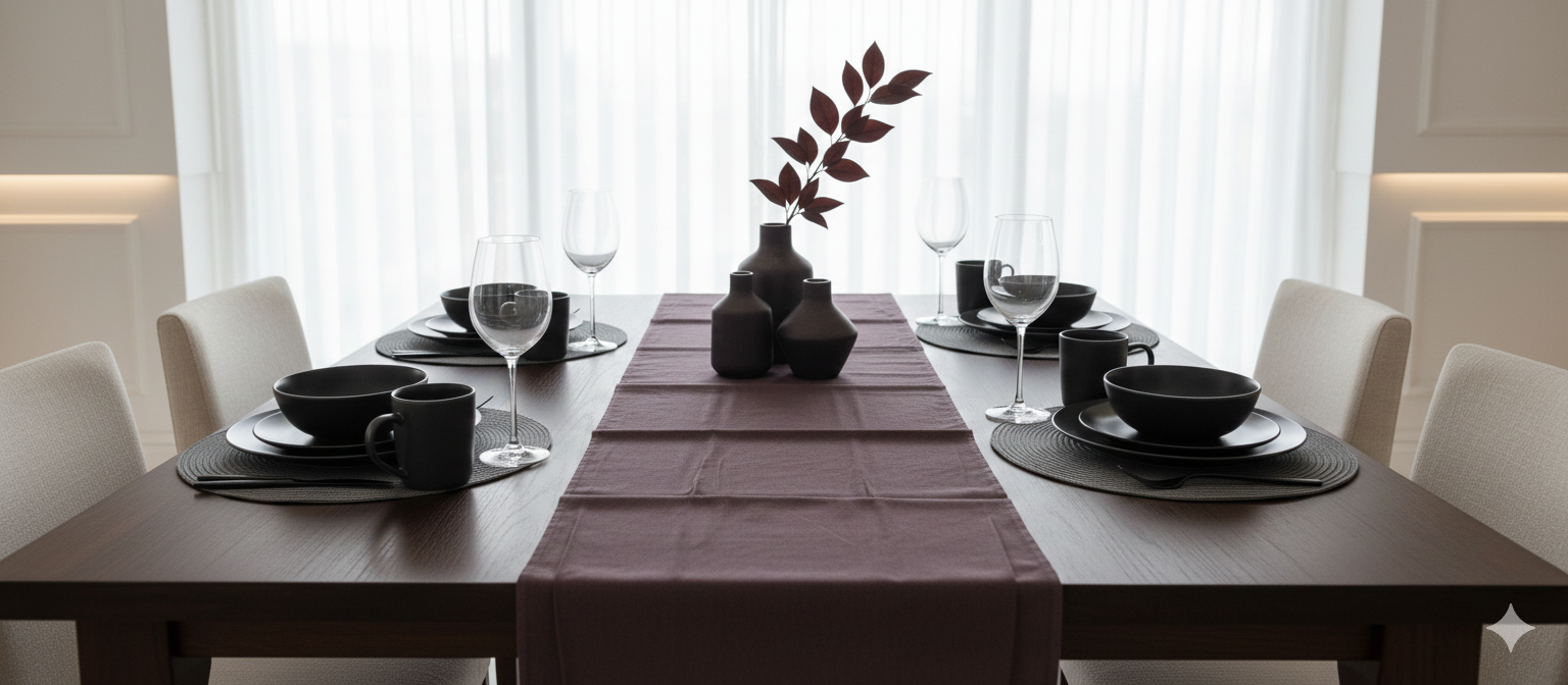 Runner 50x150cm misto lino Vinaccio