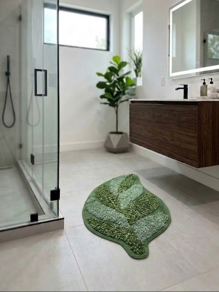 Tappeto da bagno Foglia Number one leaf - PHP Home Philosophy